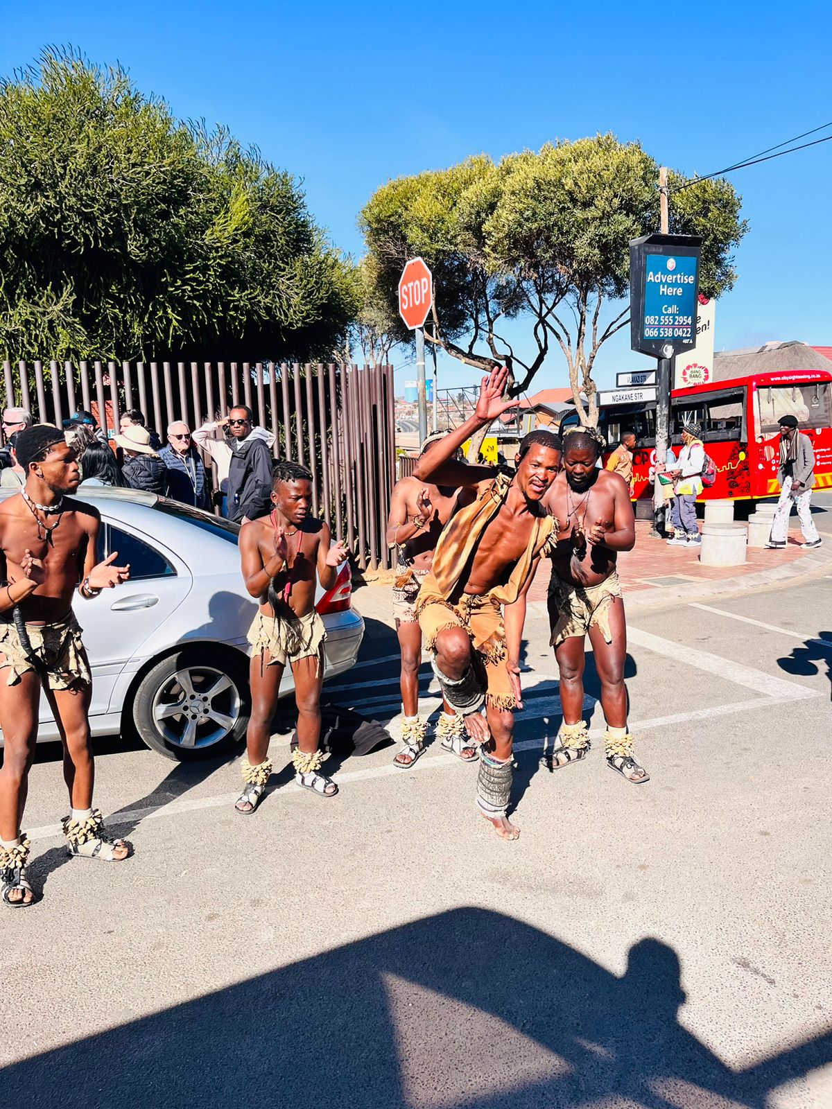 Traditional dancers Soweto South Africa