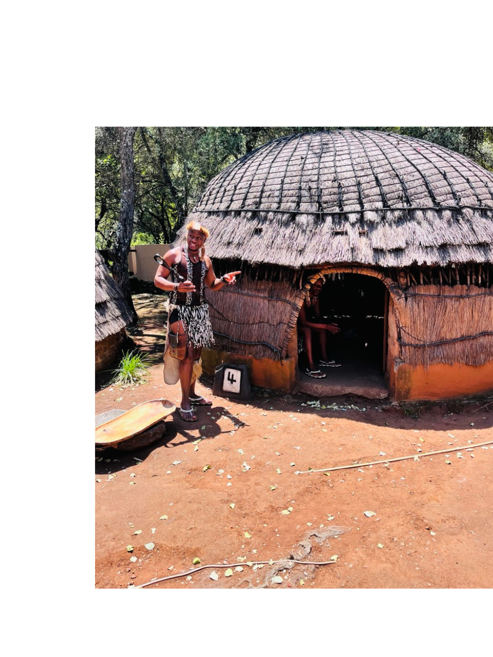 Traditional African huts at Lesedi cultural village, show casing the rich heritage and cultural diversity of South Africa